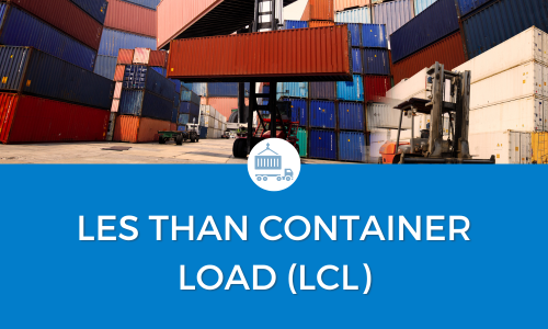 Services Cargo Shipping International LCL Less Than Container Load